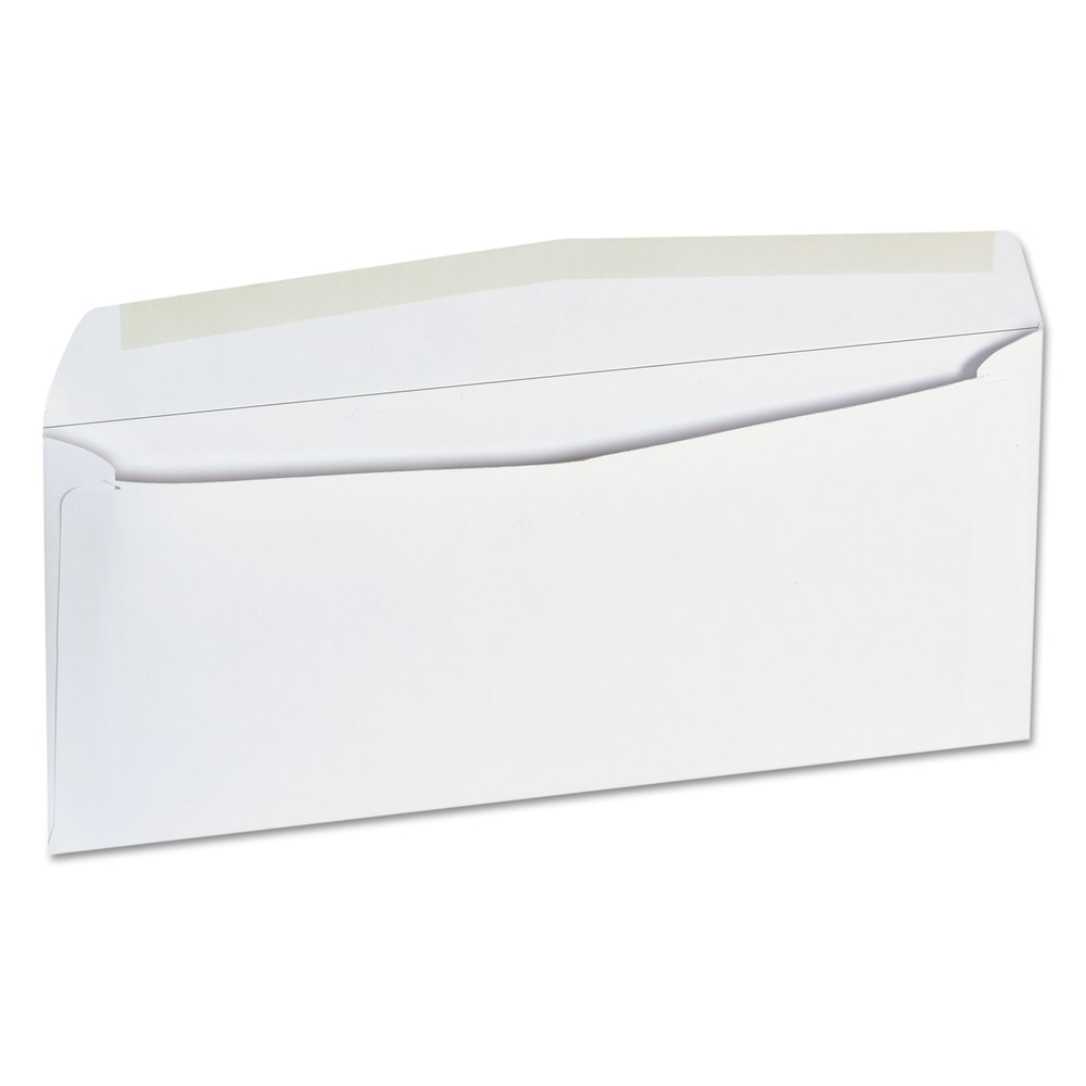 Universal #9 Business Envelopes, Gummed Closure, White, Box Of 500 MPN:35209