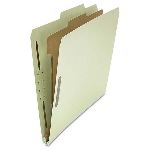 Classification Folder: Letter, Gray & Green, 10/Pack MPN:UNV10253