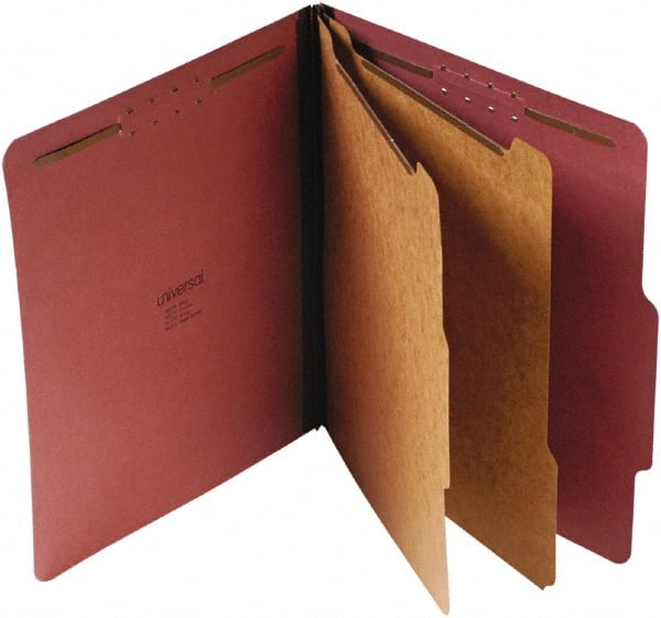 Classification Folder: Letter, Red, 10/Pack MPN:UNV10270