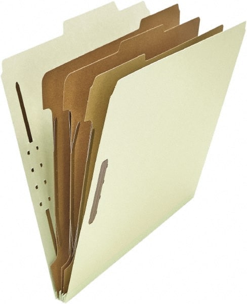 Classification Folder: Letter, Gray & Green, 10/Pack MPN:UNV10293