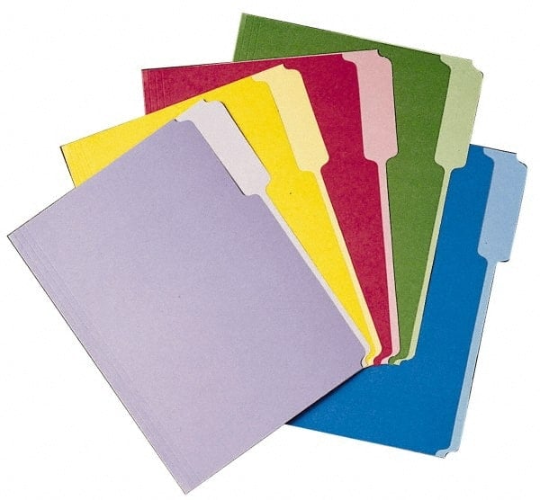 Colored Folder with Single-Ply Tab: Legal, Blue, 100/Pack MPN:UNV10521