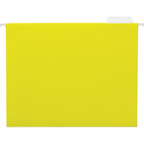 Hanging File Folder: Letter, Yellow, 25/Pack MPN:UNV14119