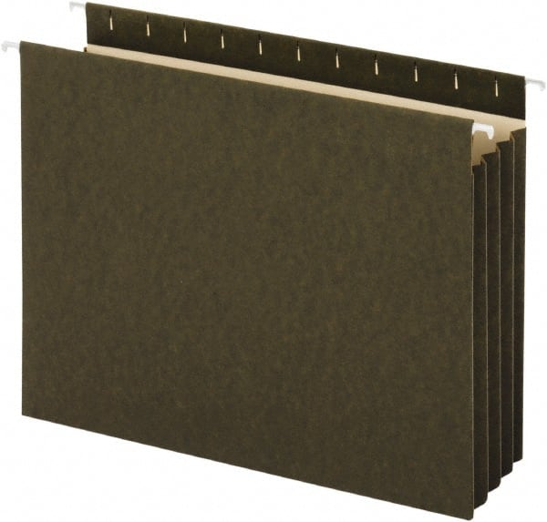 Hanging File Folder with Box Bottom: Letter, Standard Green, 10/Pack MPN:UNV14160