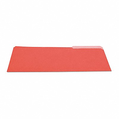 Tab File Folder 1/3 Red/Light Rd PK100 MPN:UNV10523