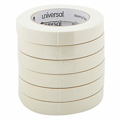 Masking Tape 0.75 in x 60 yd. PK6 MPN:UNV51334