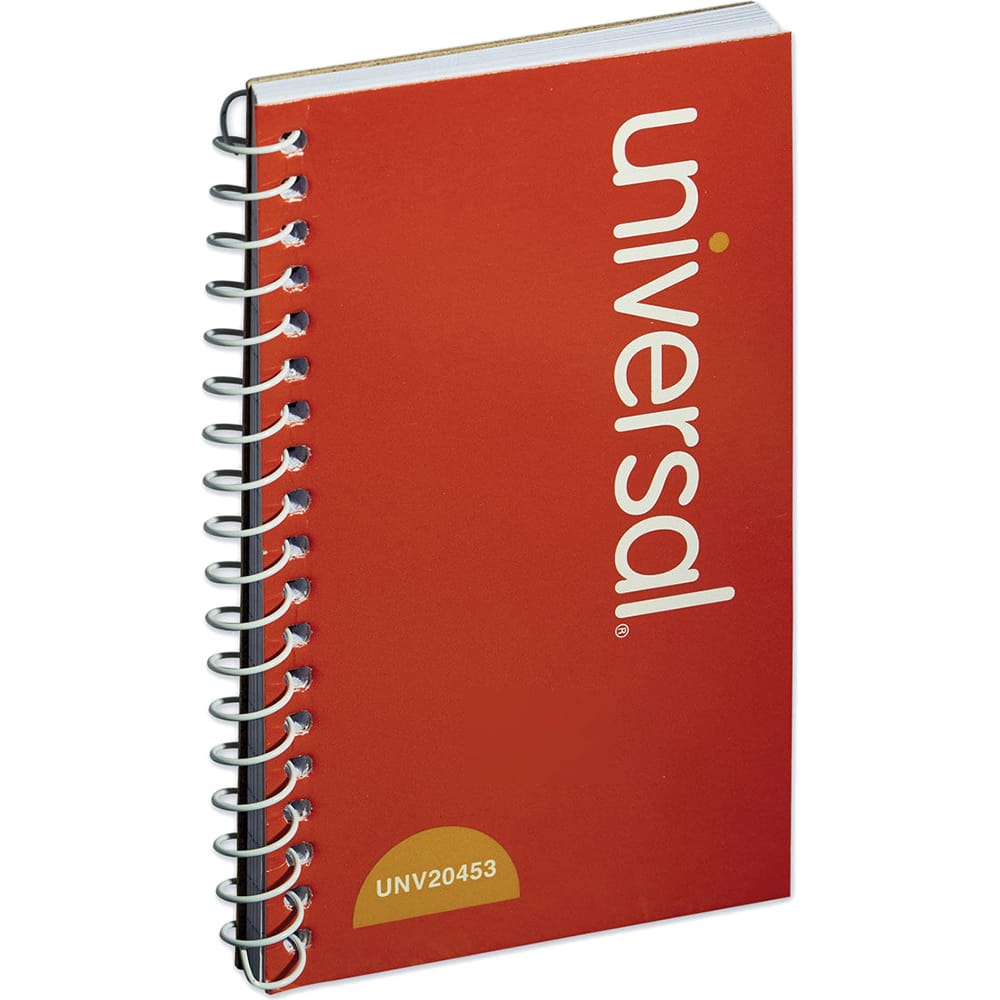 Wirebound Memo Book: 50 Sheets, White Paper MPN:UNV20453