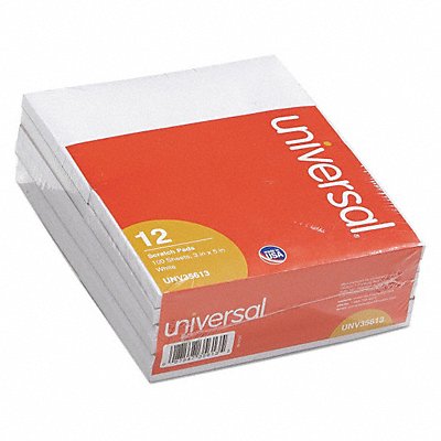 Notepad Nonwirebound PK12 MPN:UNV35613