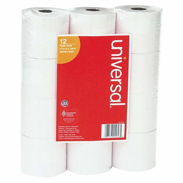 Adding Machine/calculator Roll 16 Lb 2-1/4 X 130 Ft White 12/pack MPN:UNV35715GN