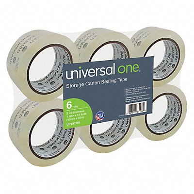 HD Box Sealing Tape Clear 48mmx50m PK6 MPN:UNV33100