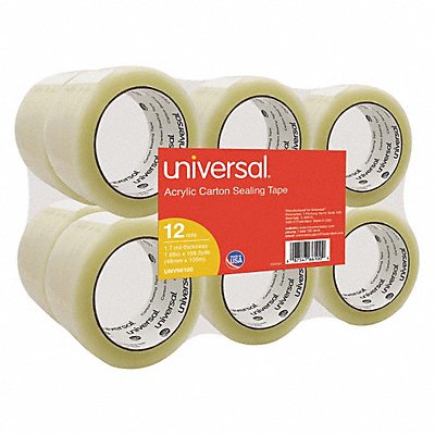 Acrylic Box Sealing Tape 48mmx100m PK12 MPN:UNV66100