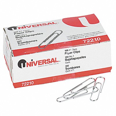 Paper Clip Wire Smooth PK1000 MPN:UNV72210