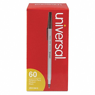 Ballpoint Pen Medium Black PK60 MPN:UNV15613