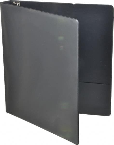 3 Ring Binder without Label Holder: Black MPN:UNV31401