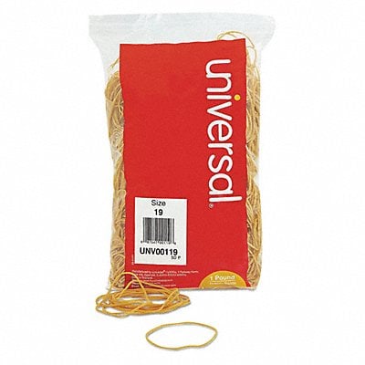 Rubber Band 3-1/2 In Sz19 Beige PK1240 MPN:UNV00119