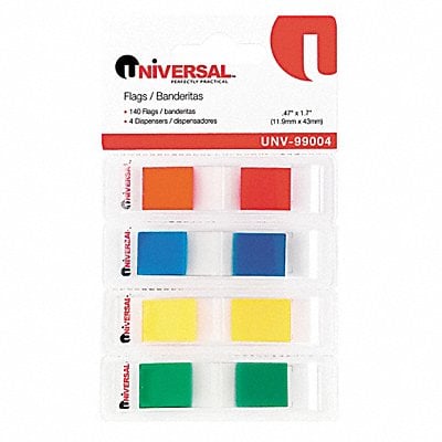 Sticky Flags 1/2 x 1-3/4 PK140 MPN:UNV99004