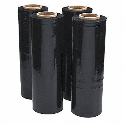 Black Stretch Film 18 x1 500ft Roll PK4 MPN:UNV62120