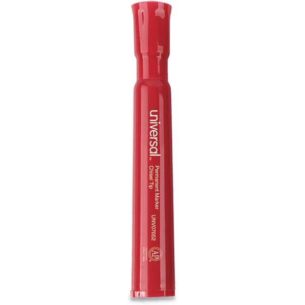 Permanent Marker: Red, AP Non-Toxic, Broad Point MPN:UNV07052