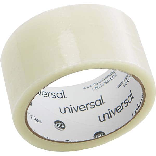 Packing Tape: Clear, Hot Melt Synthetic Rubber Adhesive MPN:UNV61000