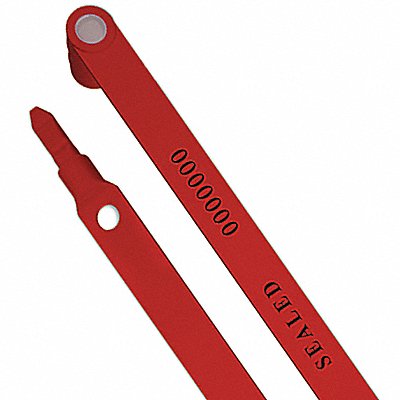 Strap Seals Red Plastic PK50 MPN:UFR-TS RED50