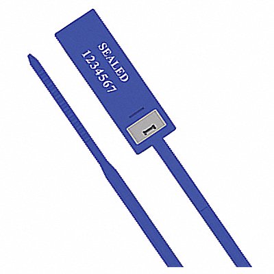 Pull-Tight Seals Blue Plastic PK100 MPN:USTRAP-412 S BLUE100