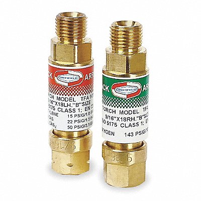 UNIWELD RFA Flashback Arrestor Set MPN:RFAA