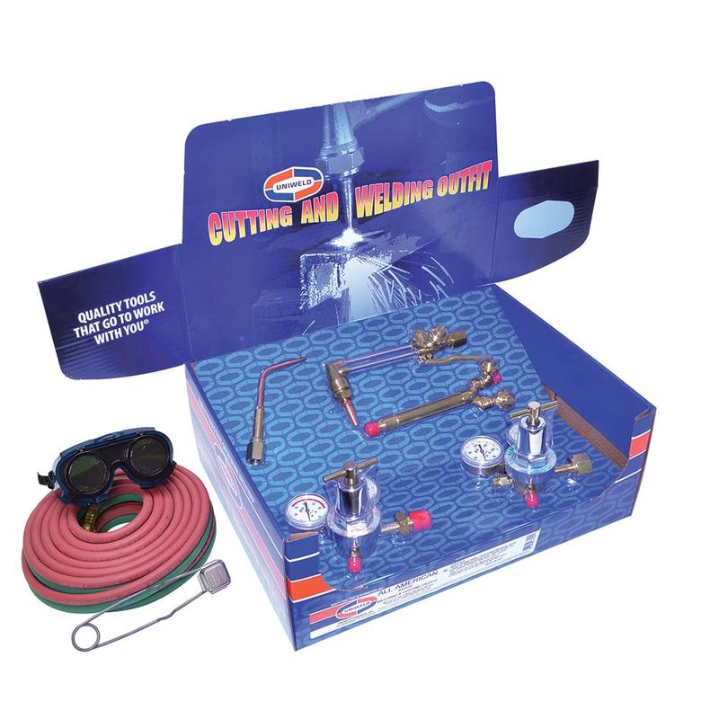 Oxygen/Acetylene Torch Kits, Maximum Cutting: 6 (Inch), Maximum Heating Capacity: 56000F  MPN:KR370