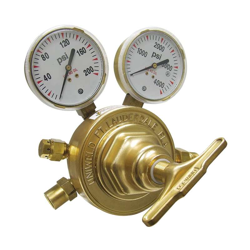 Welding Regulators, Gas Type: Nitrogen , Maximum Inlet Pressure (psi): 4000 , Maximum Outlet Pressure: 200 psi , CGA Inlet Connection: 580  MPN:RV8015