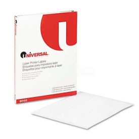 Universal® Laser Printer Permanent Labels 1 x 2-5/8 White 3000 Labels UNV80102