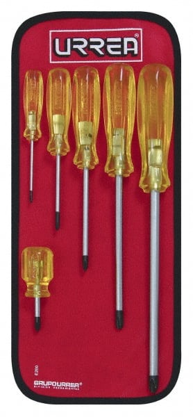 Screwdriver Set: 6 Pc, Phillips MPN:9600A