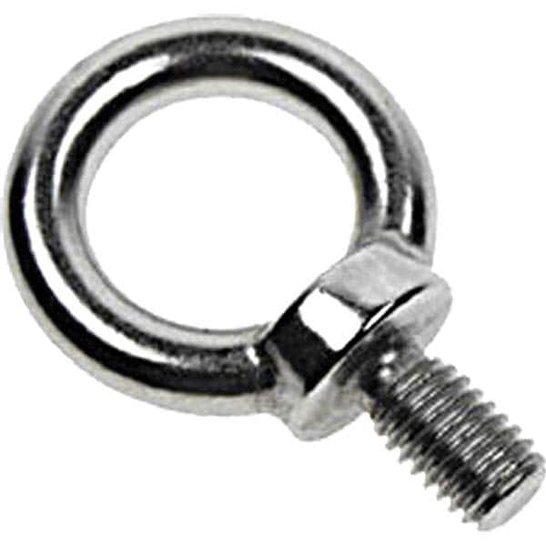 Forged Lifting Eye Bolt: 3/8 Thread, Grade 316 Stainless Steel MPN:MSSEB38X1116