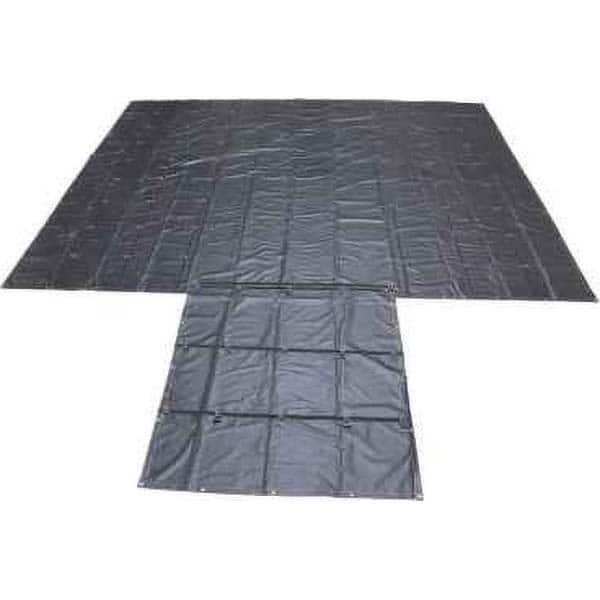 Tarp/Dust Cover: Black, Polyester, 24' Long x 18' Wide MPN:HLT24188-BLK