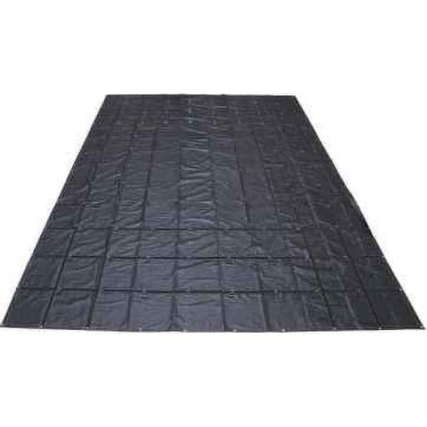 Tarp/Dust Cover: Black, Polyester, 24' Long x 18' Wide MPN:HST24188-BLK