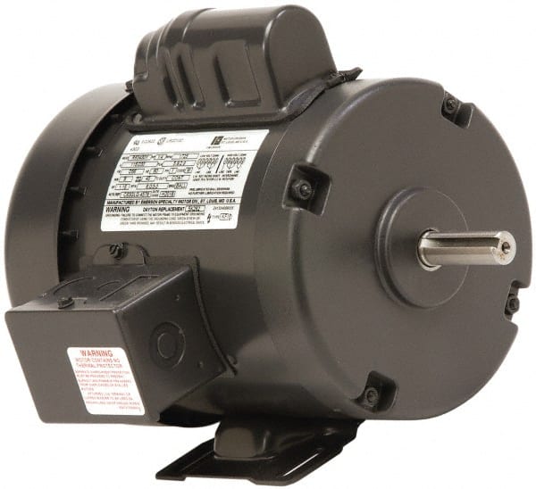 Single Cap Start AC Motor: TEFC Enclosure MPN:T1C2J14