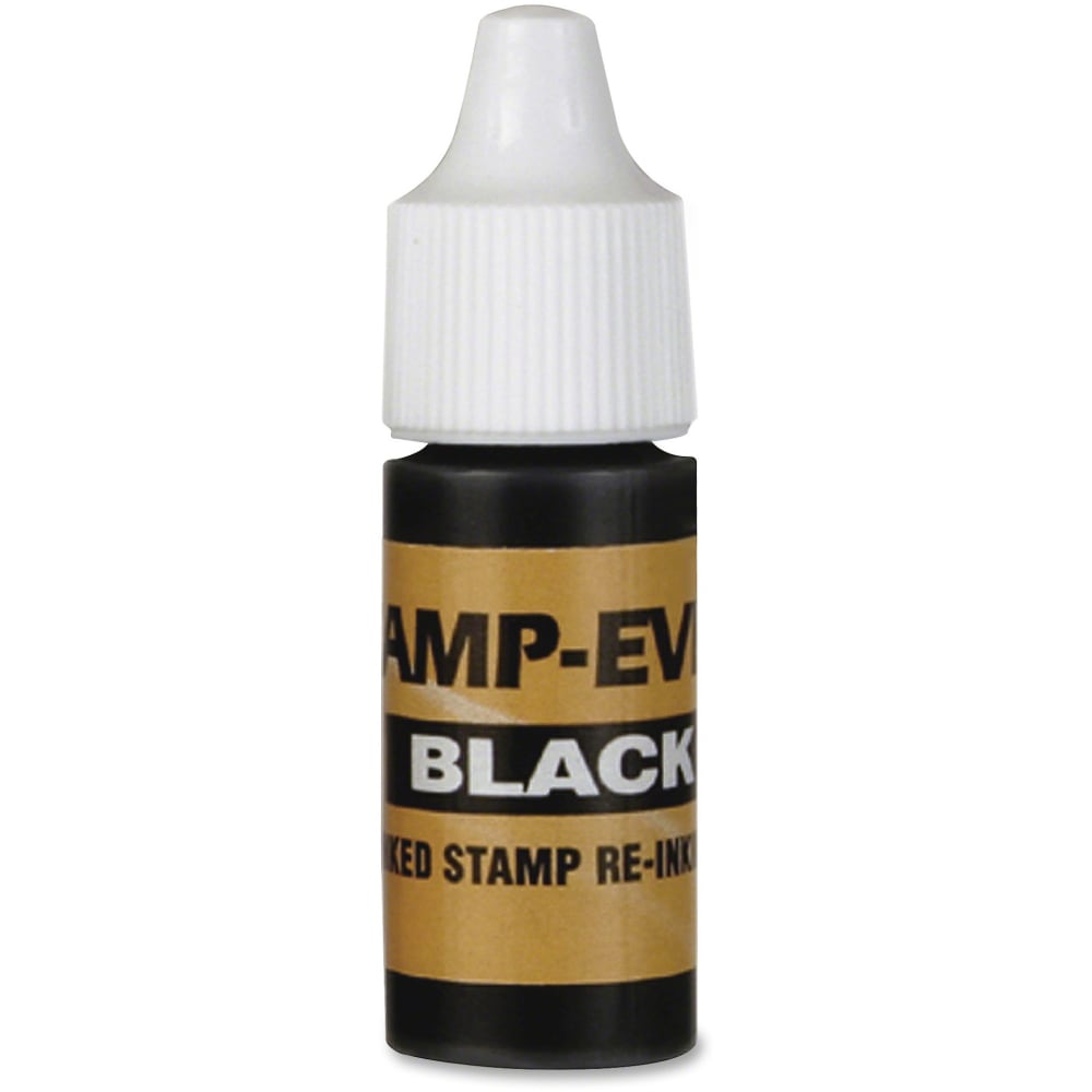 Stamp-Ever Universal Stamp Squeeze Ink Refill - 1 Each - Black Ink - 0.24 fl oz (Min Order Qty 11) MPN:IK60