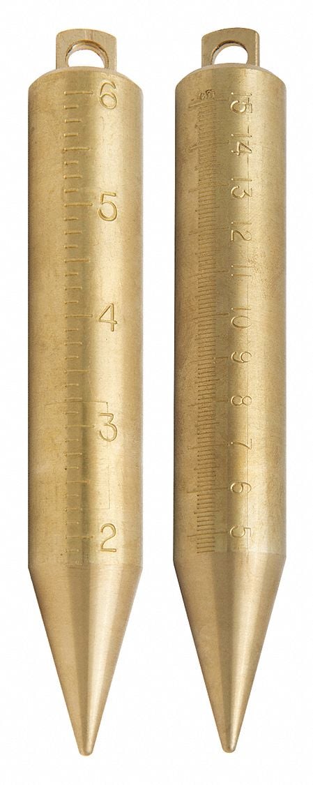 Plumb Bob 20 oz Size Brass Construction MPN:58888