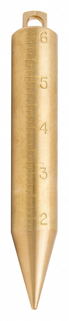 Plumb Bob 20 oz Size Brass Construction MPN:58899