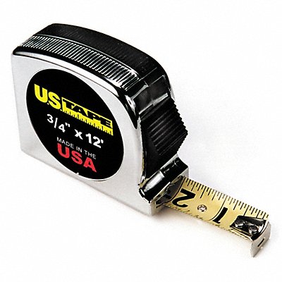 Tape Measure 3/4 In x 16 ft Chrome Ft/In MPN:56909