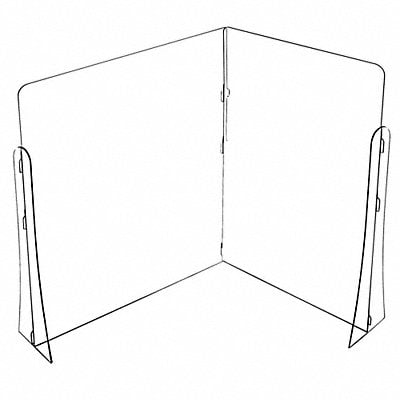 L-Shape Classroom Plastic Divider MPN:BULK-LPD-10