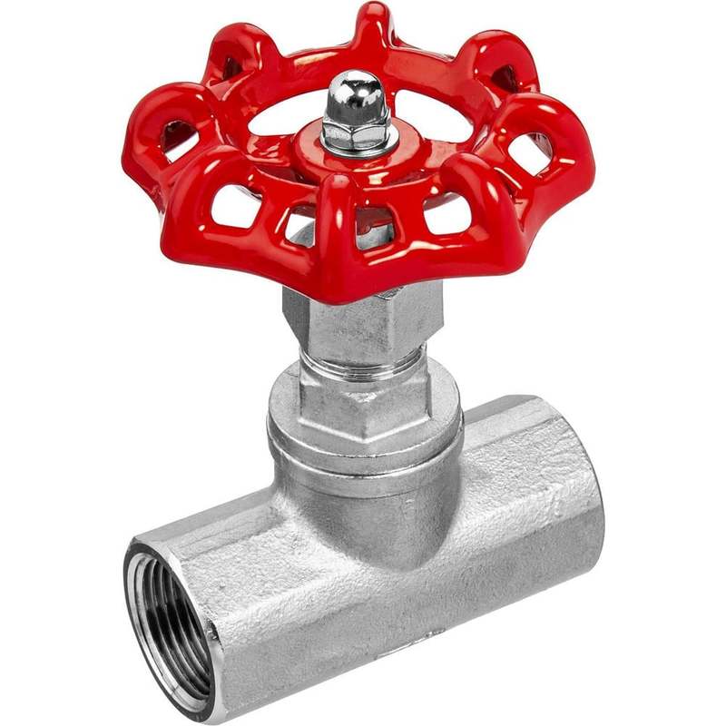 Globe Valves, Type: Integral Globe Valve, End Connection: Threaded, Body Material: Stainless Steel, WOG Rating (psi): 200, Handle Type: Wheel MPN:ZUSA-VLV-114