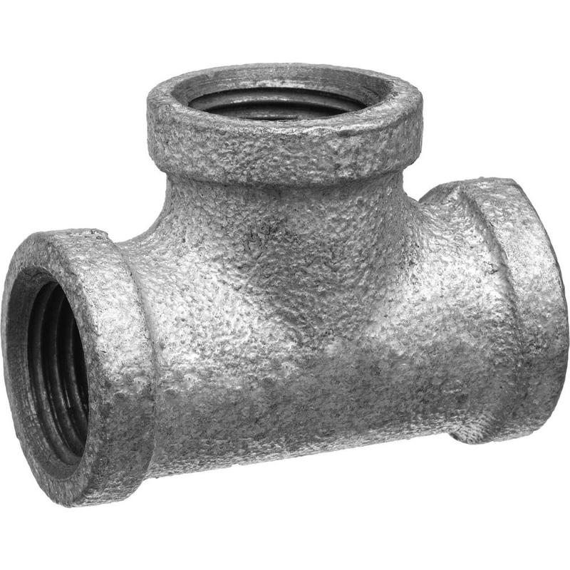 Galvanized Pipe Fittings, Fitting Type: Tee , Fitting Size: 3/8 , Material: Galvanized Iron , Fitting Shape: Tee , Thread Standard: NPT  MPN:ZUSA-PF-20730