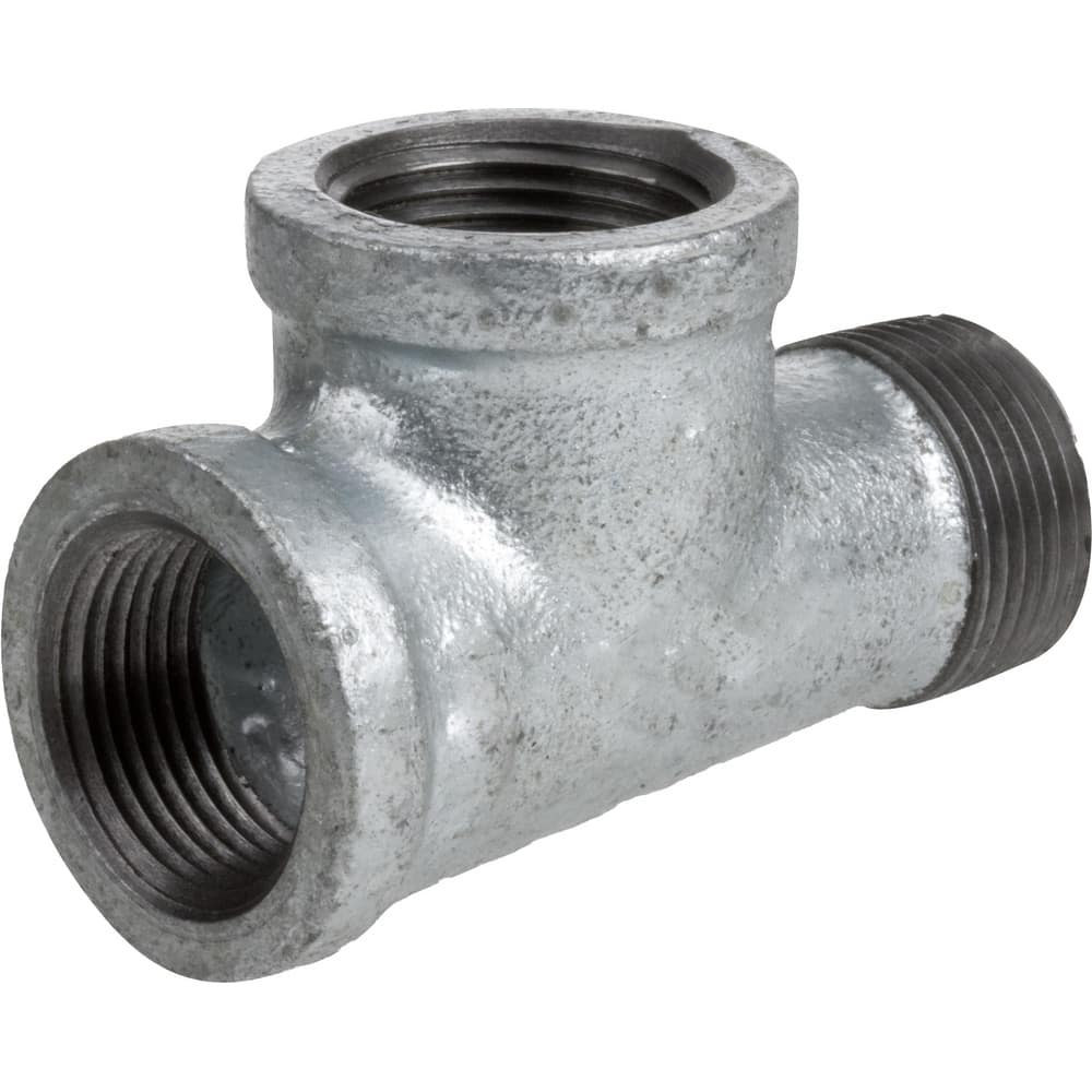 Galvanized Pipe Fittings, Fitting Type: Run Tee , Fitting Size: 1 , Material: Galvanized Iron , Fitting Shape: Tee , Thread Standard: NPT  MPN:ZUSA-PF-20733