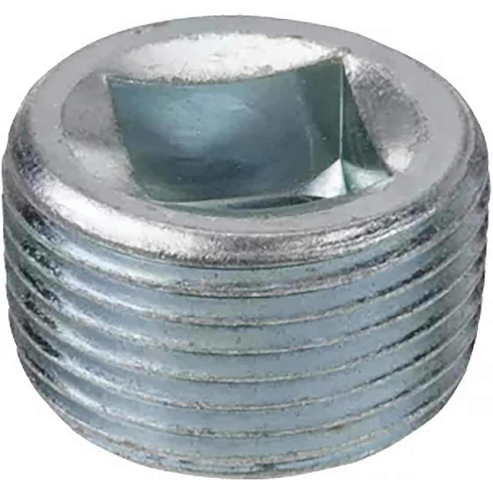 Galvanized Pipe Fittings, Fitting Size: 1/8 , Material: Galvanized Iron , Fitting Shape: Plug , Thread Standard: NPT  MPN:ZUSA-PF-20894