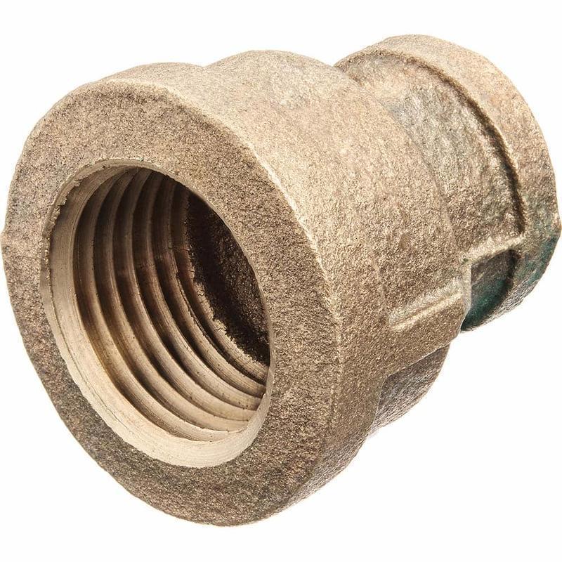 Brass Pipe Fitting: 1 x 3/8