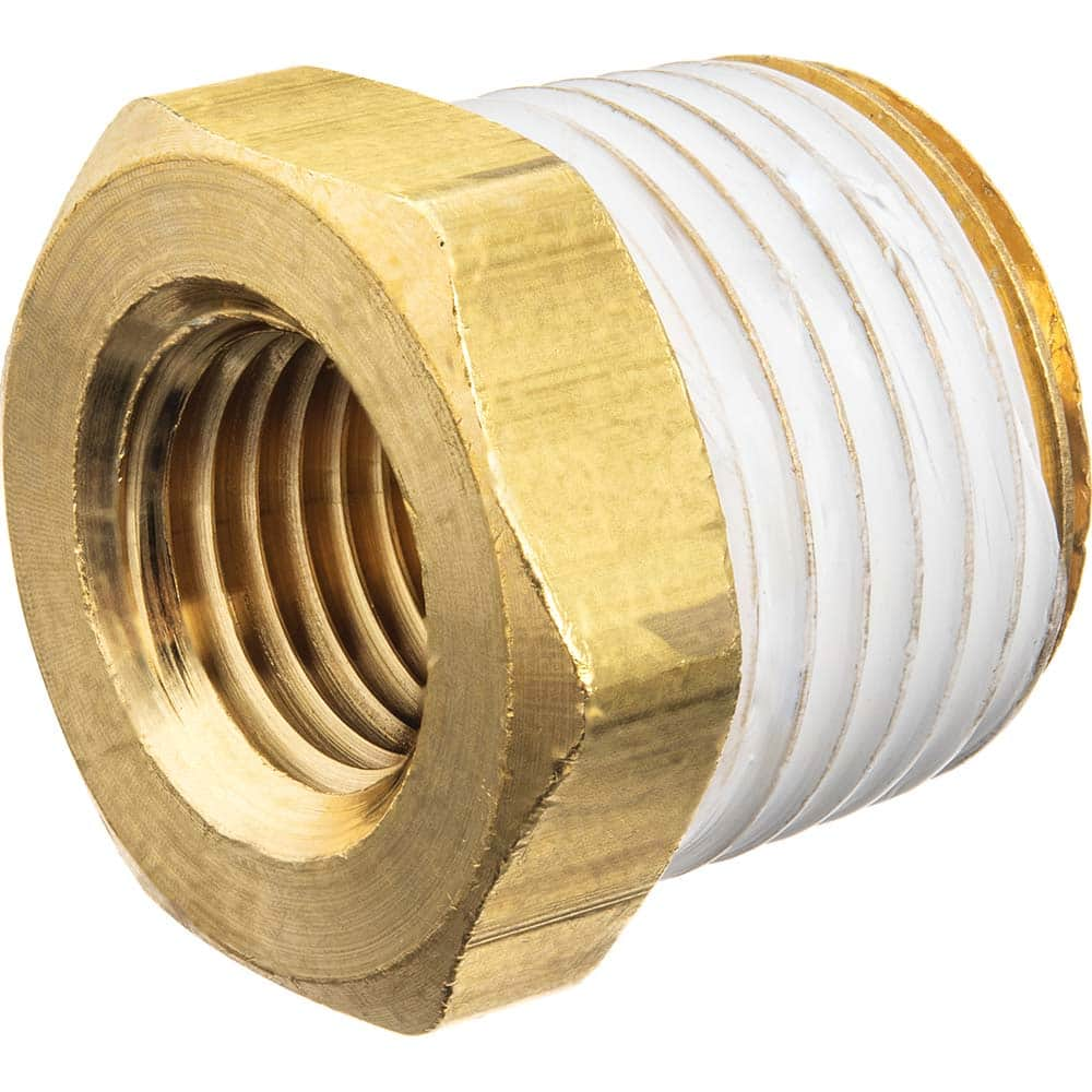 Brass Pipe Fitting: 1-1/4 x 3/8