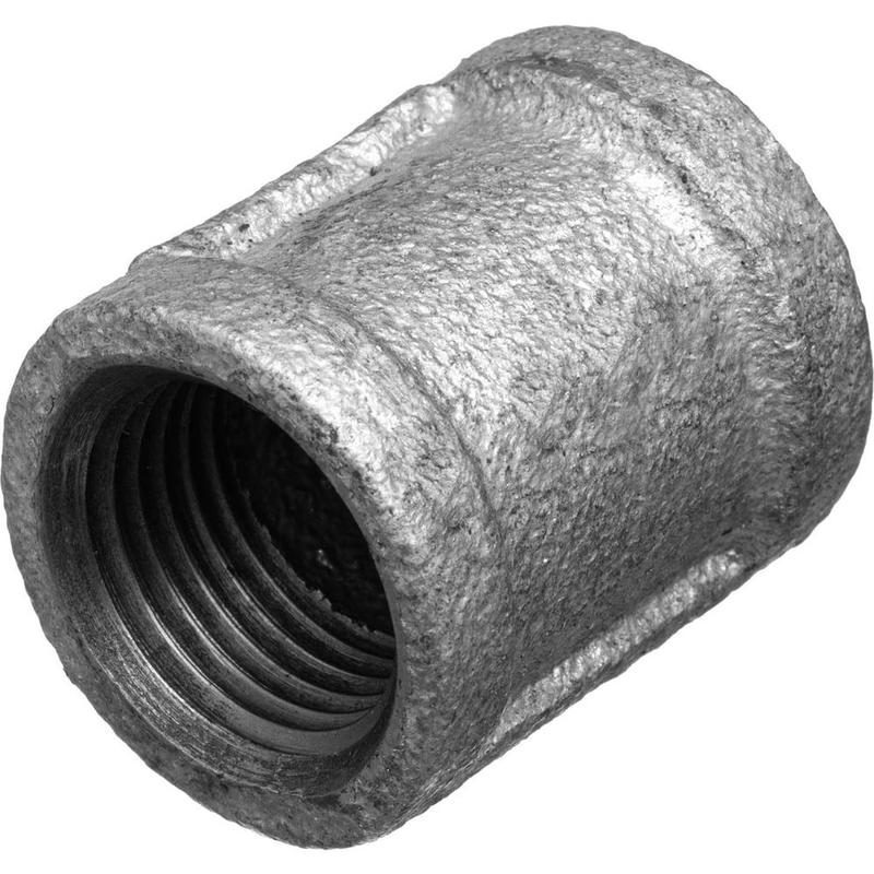 Galvanized Pipe Fittings, Fitting Type: Coupling , Fitting Size: 1-1/2 , Material: Malleable Iron , Fitting Shape: Straight , Thread Standard: NPT  MPN:ZUSA-PF-16389