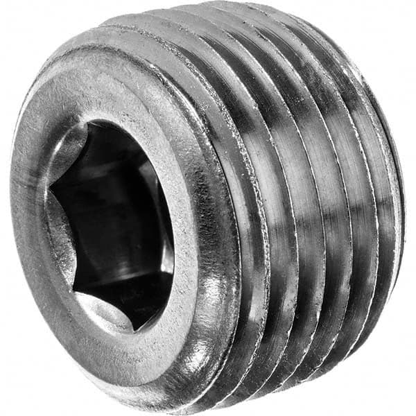 Pipe Hex Socket Plug: 1/8