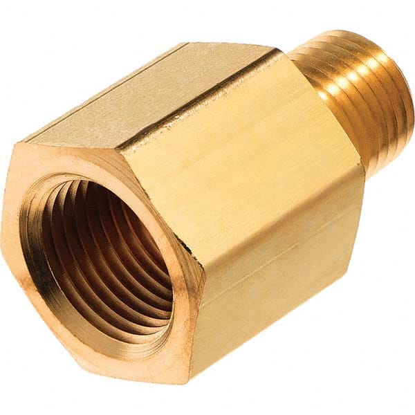 Brass Pipe Reducing Adapter: 1/4 x 1/8