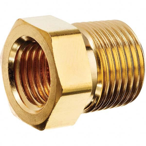 Brass Pipe Bushing: 1/2 x 3/8