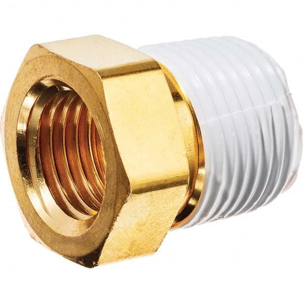 Brass Pipe Bushing: 1/2 x 1/4