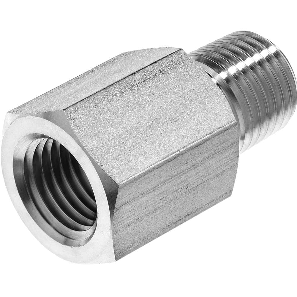 Steel Pipe Adapter: 1/4 x 1/4